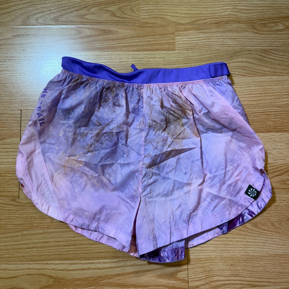 Nike Trail Purple Tie-Dye Shorts